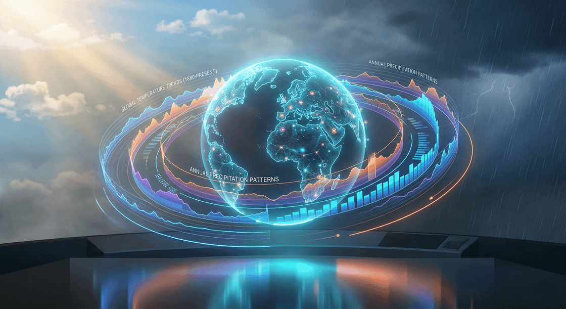 Interactive Earth globe view