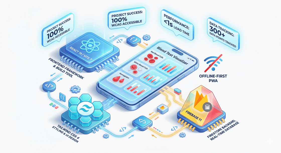Blood Test Visualizer dashboard overview